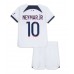 Billige Paris Saint-Germain Neymar Jr #10 Bortetrøye Barn 2023-24 Kortermet (+ korte bukser)